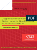 O Siginificado Sociohistorico Dos Direitos Humanos, Questão Social e Democracia No Brasil - Cress 6 PDF