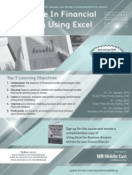 Cert in Fin Modelling Using Excel