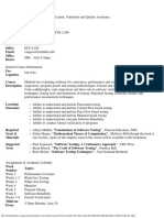 UT Dallas Syllabus For Se6367.5u1.09u Taught by Joao Cangussu (jwc021000)