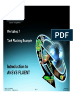 Fluent 13.0 Workshop07 Tank Flush