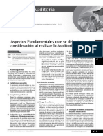 Aspectos Inportantes en La Auditoria PDF