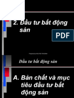Dau Tu Bat Dong San - Ban Chat & Muc Tieu