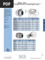 Rigid Conduit Weight and Dimensions Chart | PDF | Technology & Engineering