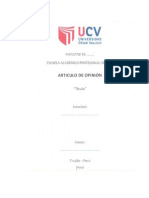 Articulo de Opiniòn Documentos para Estudiantes PDF
