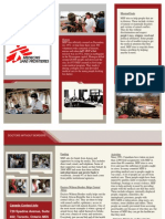 Doctors Without Borders Brochure