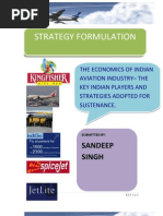 Final Project Report On Indian Aviation Industry