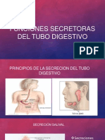 Funciones Secretoras Del Tubo Digestivo