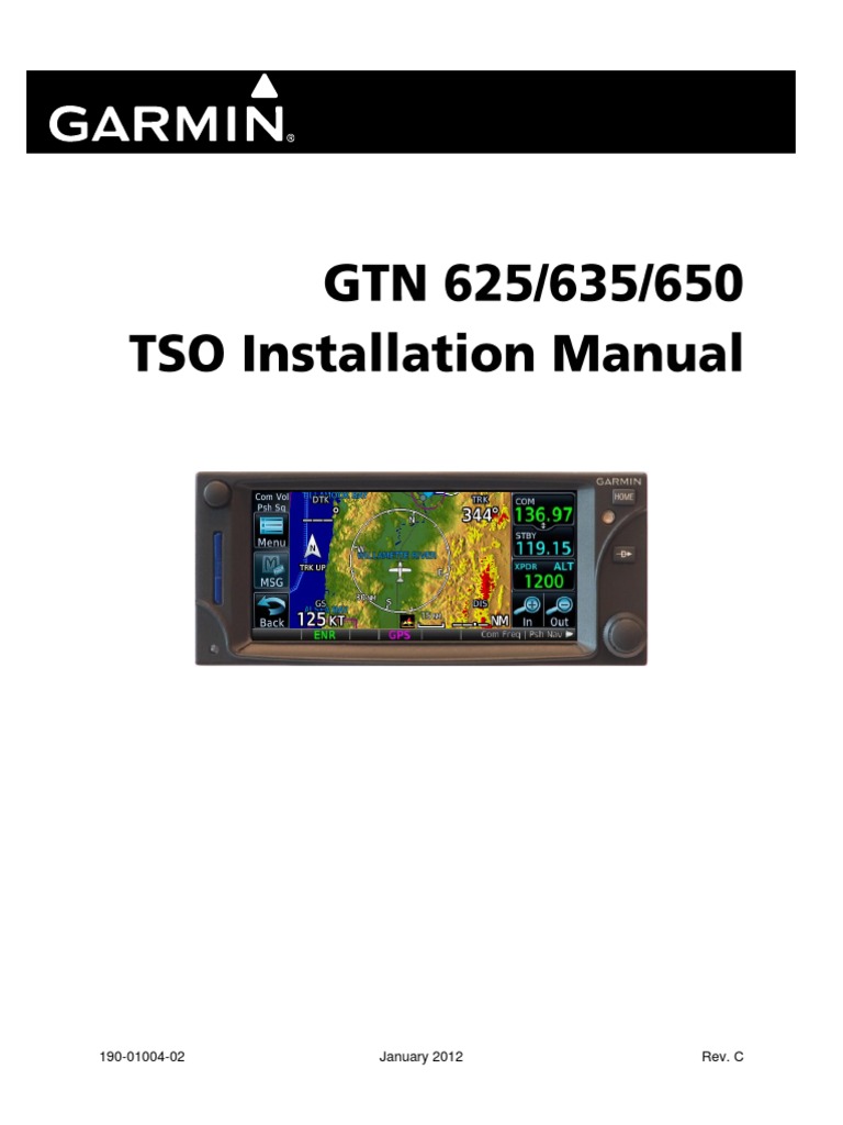 GTN 650 IM 190-01004-02_0C.pdf | Electrical Connector | Instrument Flight  Rules