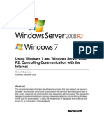 Using Windows 7 and Windows Server 2008 R2 - Controlling Communication With The Internet
