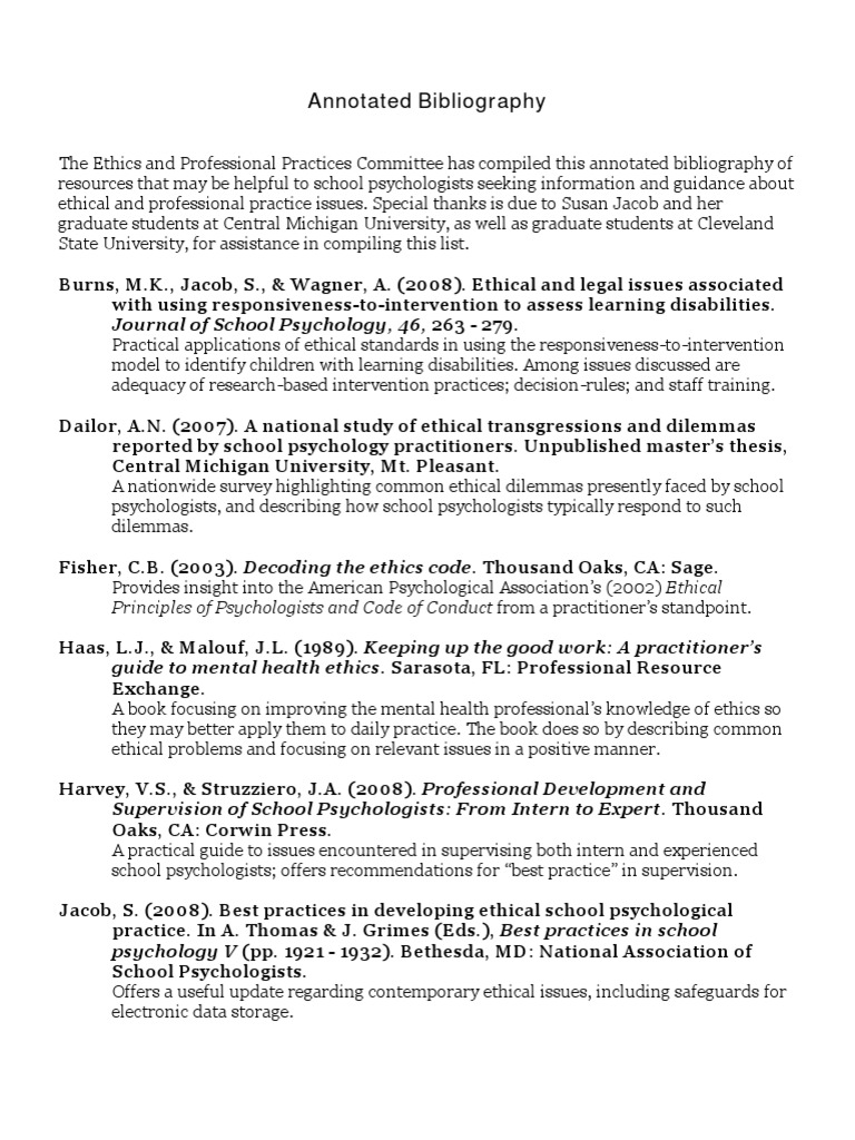 Annotated bibliography example mla picture
