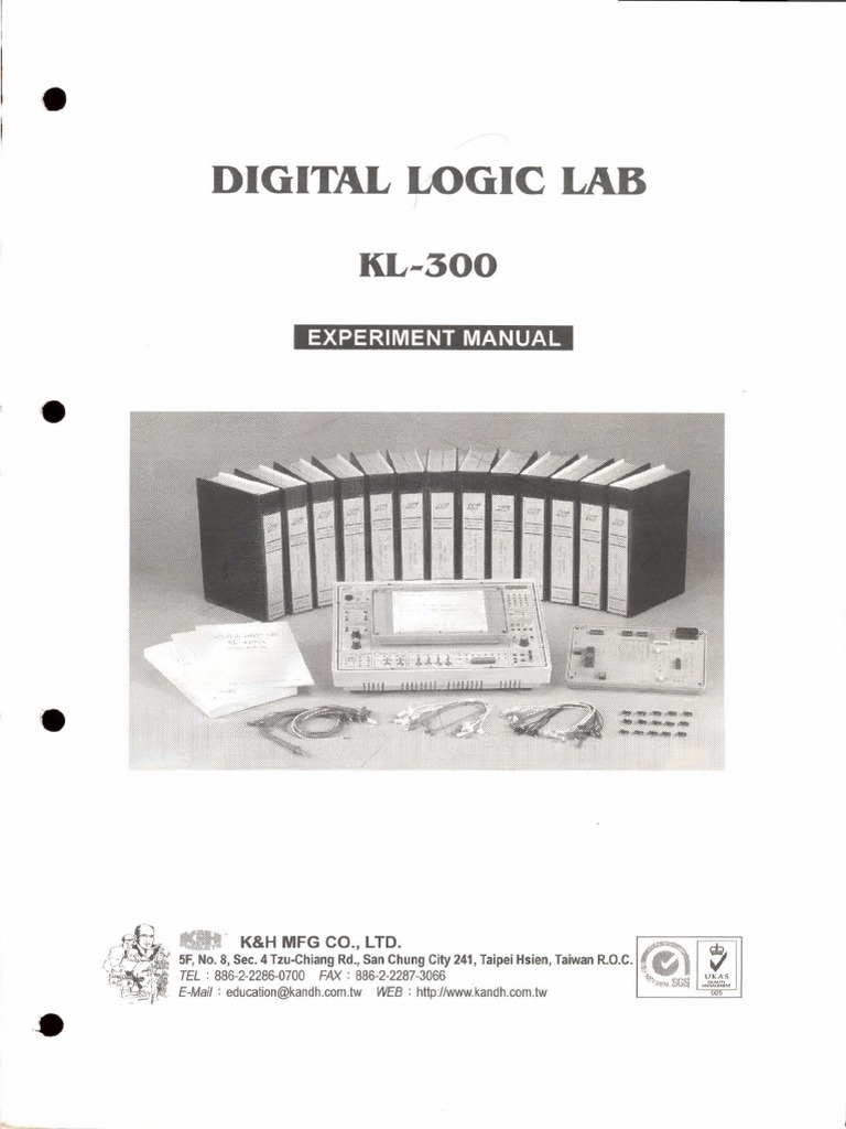 Digital Logic LAB Manual KL-300 [Shorted] | Logic Gate | Digital