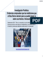 55 Investigacion Profetica - Evidencias Demuestran Que Maldiciones Que El Eterno Declaro para Israel Afectan A Venezuela PDF