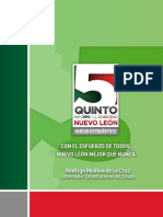 Quinto Informe de Gobierno | Administración 2009-2015 | Gobierno del Estado de Nuevo León - Anexo estadístico