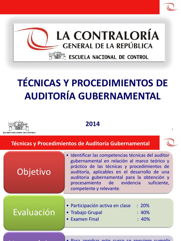 Técnicas Y Procedimientos De Auditoría Pdf Auditoría Financiera