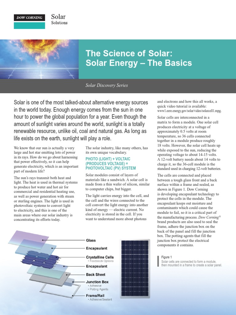 Understanding Solar Energy Basics | PDF | Solar Energy | Solar Cell