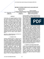 Multimodal Biometric System Using Face, Ear and Gait Biometrics