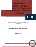 Impacto Ambiental Del Relleno Sanitario PDF