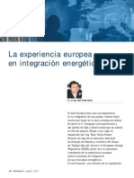 La Experiencia Europea en Integracion Energetica PDF
