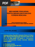 Download Mekanisme pencarian  pertolongan  evakuasi Korban Bencanappt by Bpbd Lamongan Bidang Kedaruratan SN243023145 doc pdf