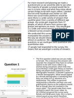 Questionnaire Analysis