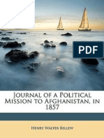 Journal of A Political Mission To Afghanistan in 1857 (1862) by H.W. Bellew
