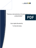 Manual Wunderlist PDF