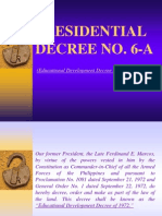 PRESIDENTIAL DECREE No. 6-A-102014