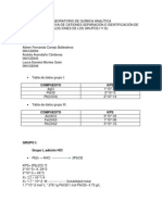 Laboratorio 1 de Química Analítica