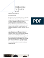 3 Business Lessons From The Sinaloa Drug Cartel