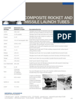 Composite Rocket and Missile Launch Tubes