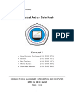 Simulasi Modeling Antrian 1 Kasir