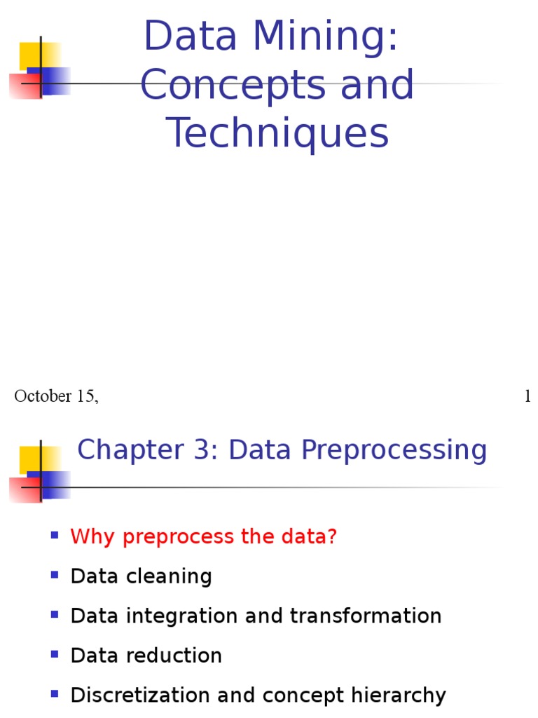 Data Preprocessing Techniques in Data Mining | PDF | Data Compression ...