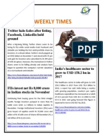 Fy Weekly Times: Twitter Halo Fades After Listing, Facebook, Linkedin Hold Ground