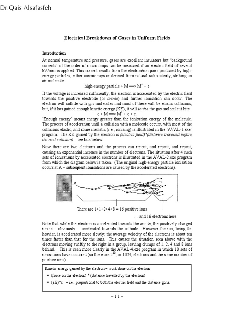 Part1 High Voltage Engineering PDF | PDF | Electrical Breakdown ...