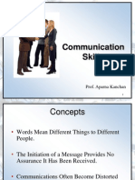 Communication Skills: Prof. Aparna Kanchan