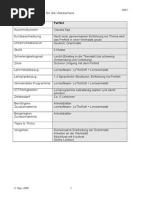 Plan De Lectie Limba Germana