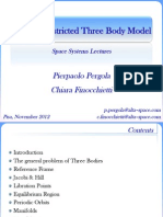 Circular Restricted Three Body Model