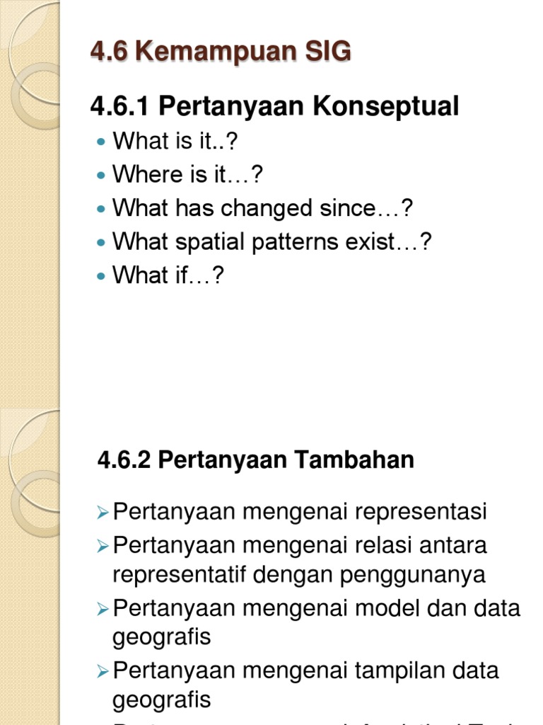 Kemampuan dan Aplikasi Sistem Informasi Geografis | PDF