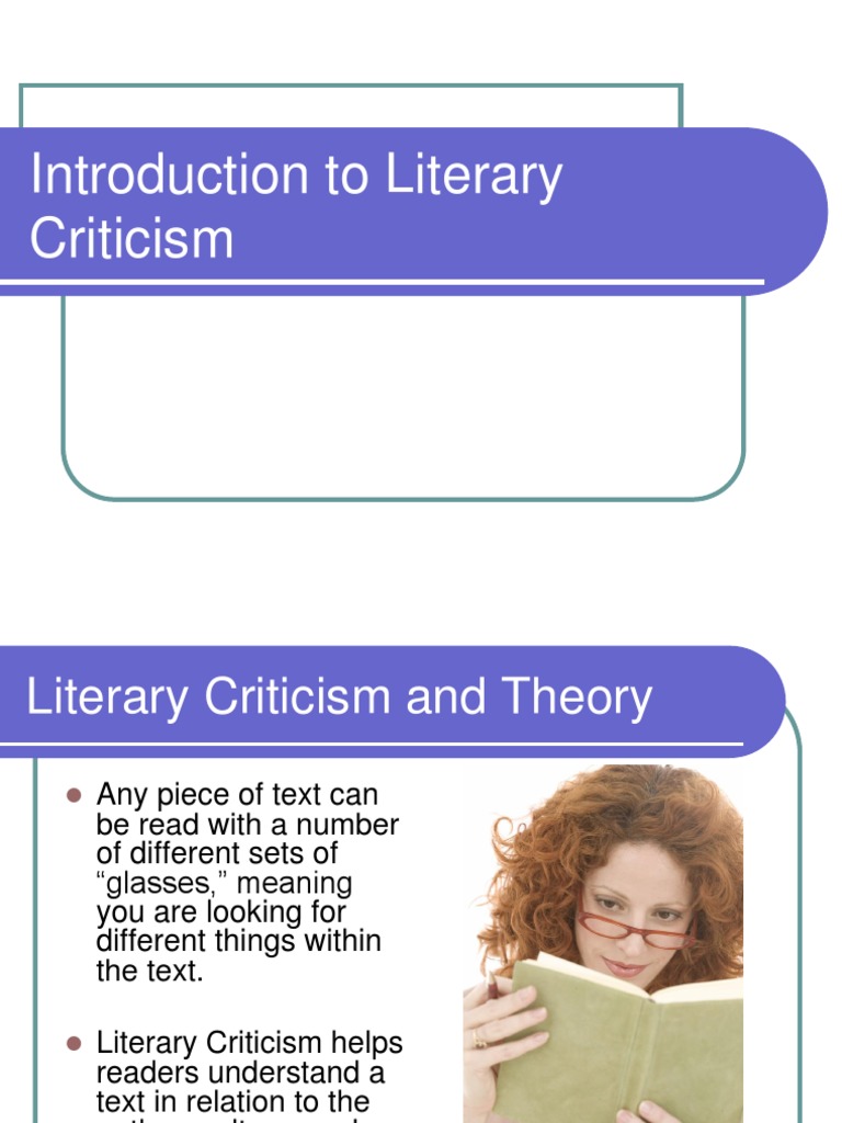 Introduction to Literary Criticism | PDF | Id | Science