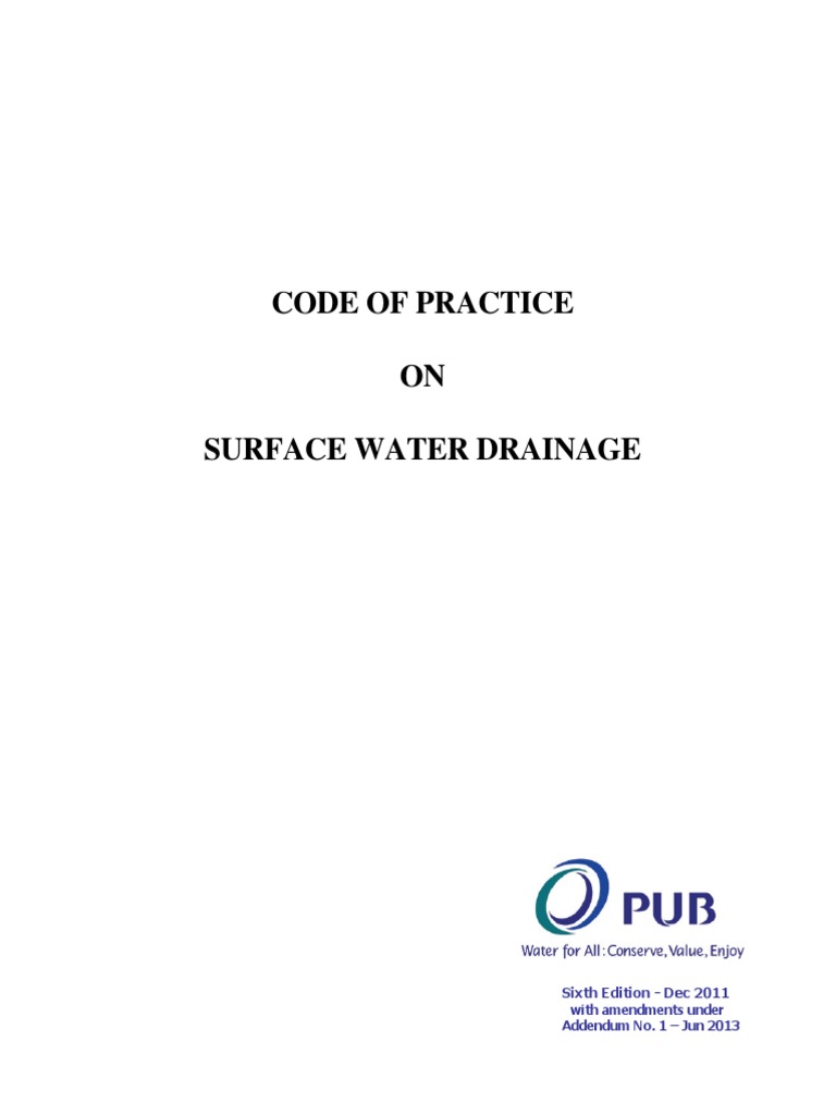 Final-Surface Water Drainage | PDF | Storm Drain | Home & Garden