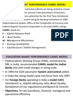 Evaluating Banks' Performance-Camel Model