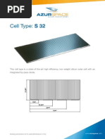 Azur 3G30A Solar Cell Specifications | PDF | Solar Cell | Gallium Arsenide