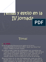 El Decameron Temas y Estilo Jornada IV