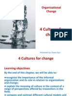 Chapter 4 - Cultures For Change