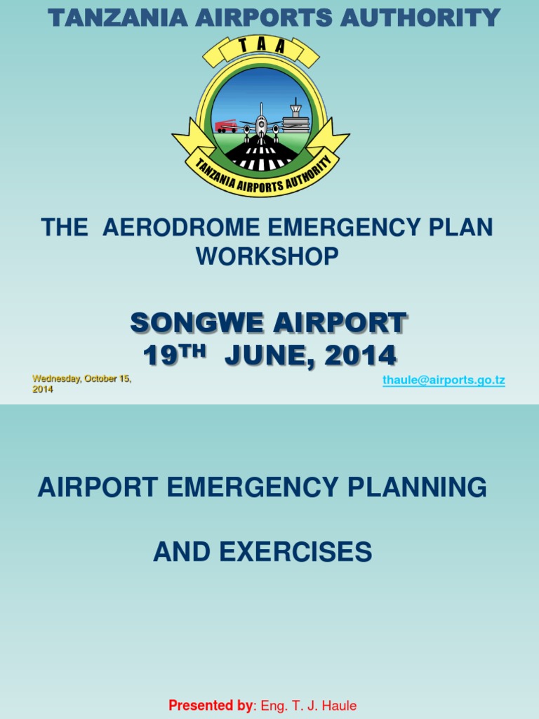 Airport Emergency Response Plan Overview | PDF | Emergency Management ...