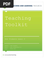 Teaching Toolkit: How Students Learn 3