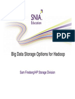 Big Data Storage Options For Hadoop