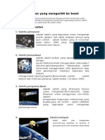Satelit Buatan Yang Mengorbit Ke Bumi Dan Dampaknya