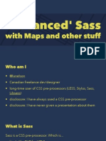 Advanced Sass: With Maps and Other Stuff