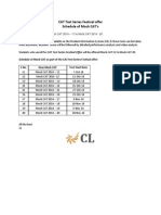 CAT Test Series Freedom Offer Mock Schedule